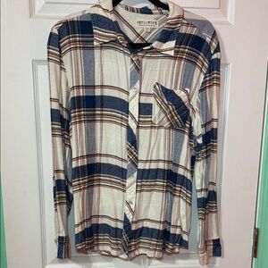 Idyllwind Blue and White Plaid Shirt